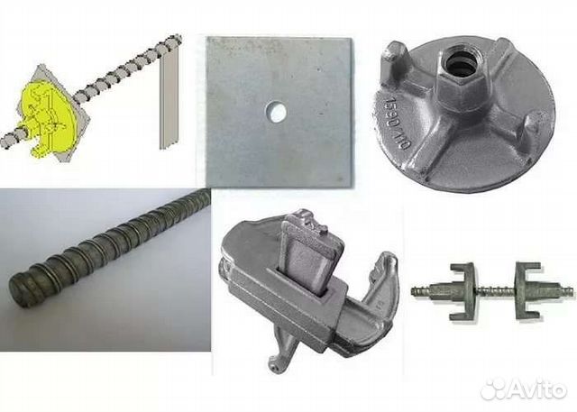 Клиновые замки к стеновой опалубке