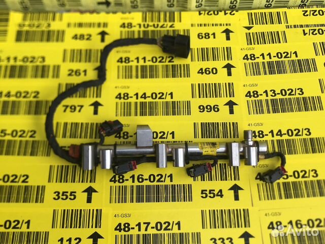 Топливная рампа левая hyundai экус