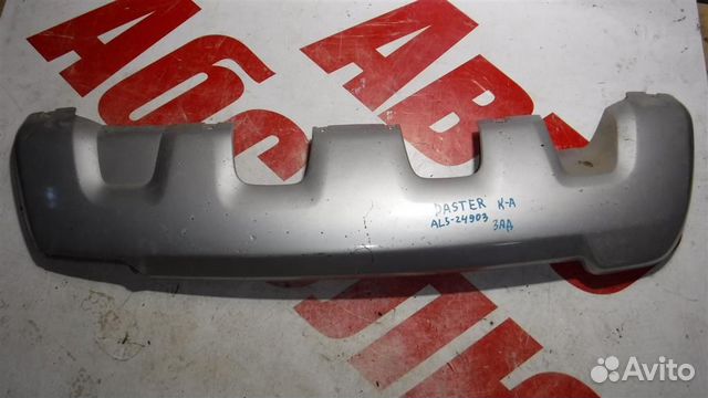 Накладка заднего бампера Renault Duster 2012