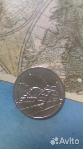 Монета юбилейная 5р.Крымский мост обмен