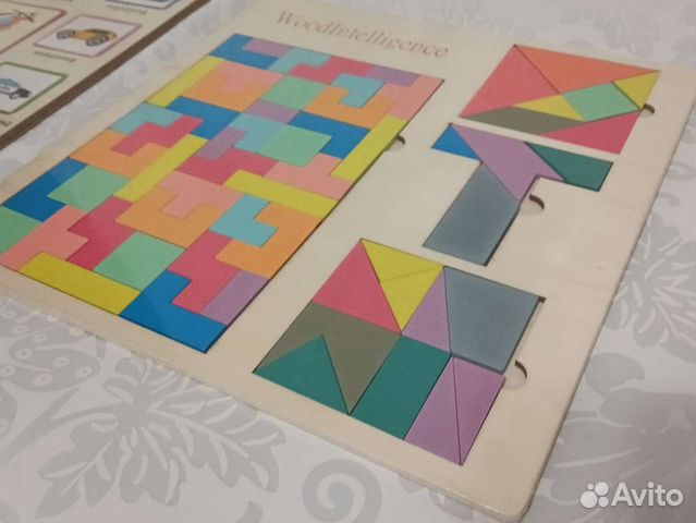 Деревянный планшет головоломка