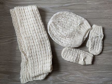 Комплект шапка и шарф