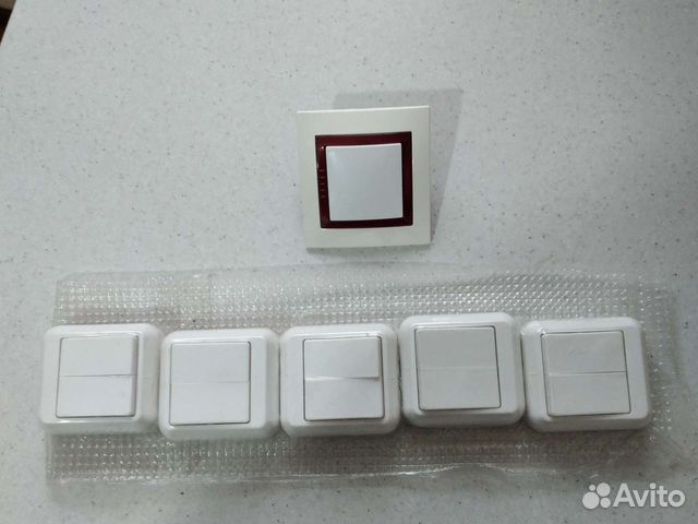 Выключатели 2х клавишные