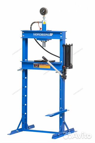 Пресс гидравлический ручной ножной привод 12т