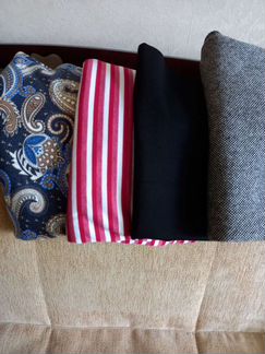 Ткани вискоза, шерсть и плащевая