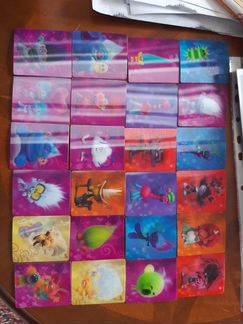 Полная коллекция карточек Тролли