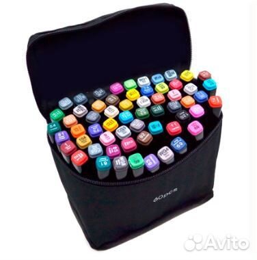 Маркеры для скетчинга 60 шт