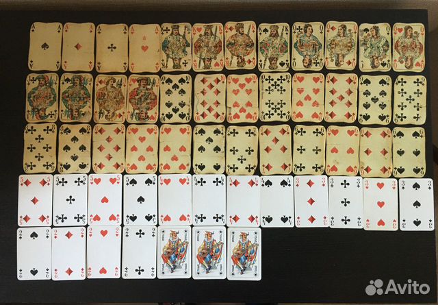 Карты игральные гдр 1964