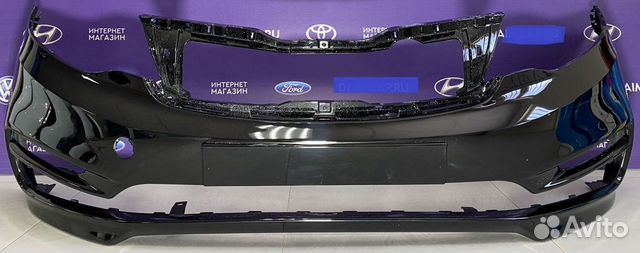 Бампер передний Kia Rio 15-17 черный