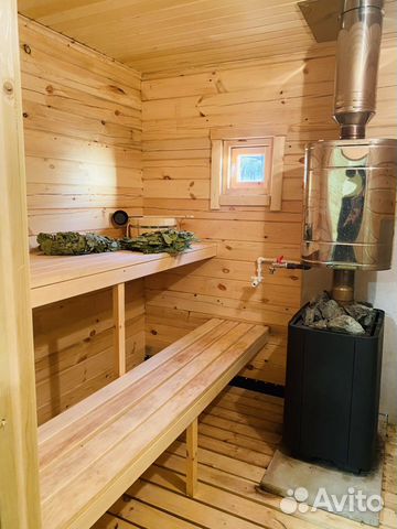 Баня на дровах с чаном