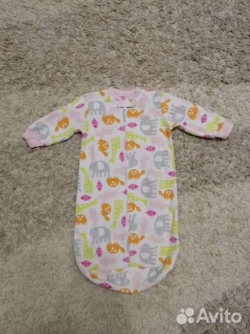 Флисовый комбинезон-конверт