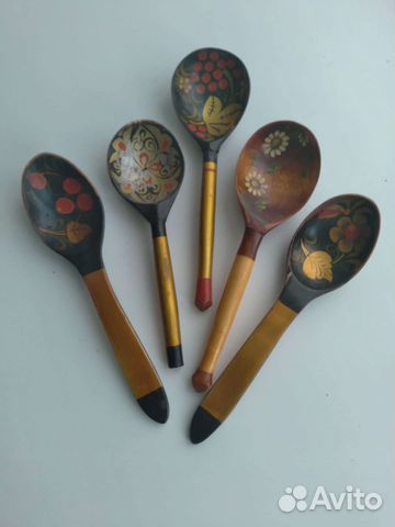 Деревянные ложки СССР хохлома