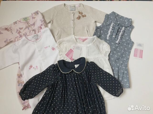 Новая детская брендовая одежда 6-9 мес. Пакетом