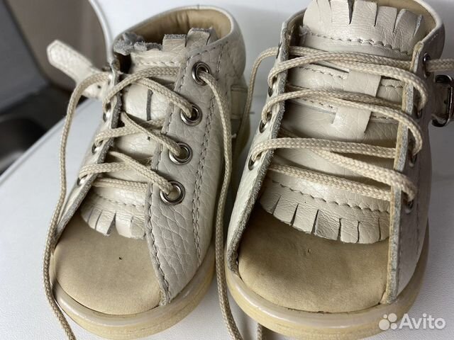 Ботинки к брейсам Медвежонок на шнурках