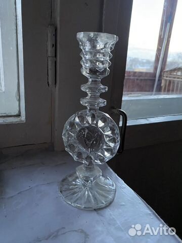 Хрусталь ссср: подсвечник