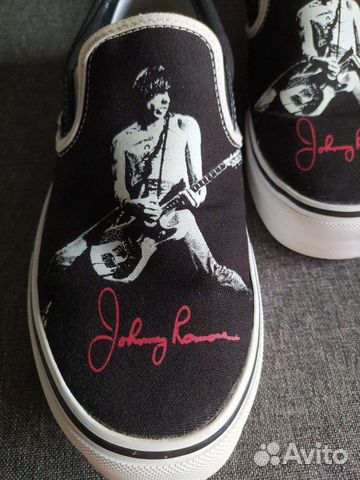 Оригинальные слипоны Vans Johnny Ramone