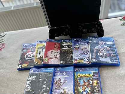 Sony PS 4 500 gb + игры