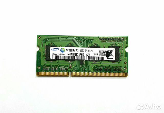 Samsung m471b2873fhs-CF8 DDR3 sodimm 1Gb, гарантия