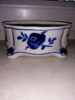 Шкатулка Гжель фарфор винтаж