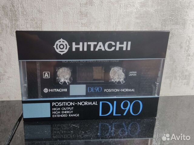 Аудиокассета hitachi DL90 (1989)