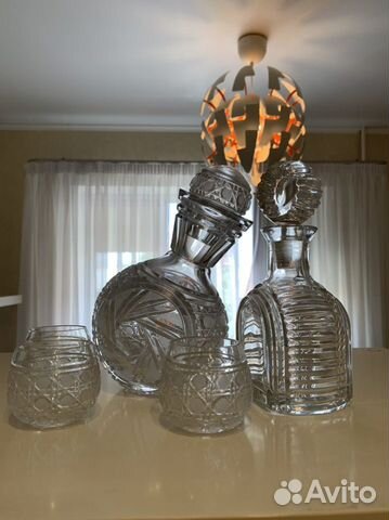 Штофы и графины СССР хрусталь