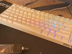 Игровая клавиатура res square белая новая