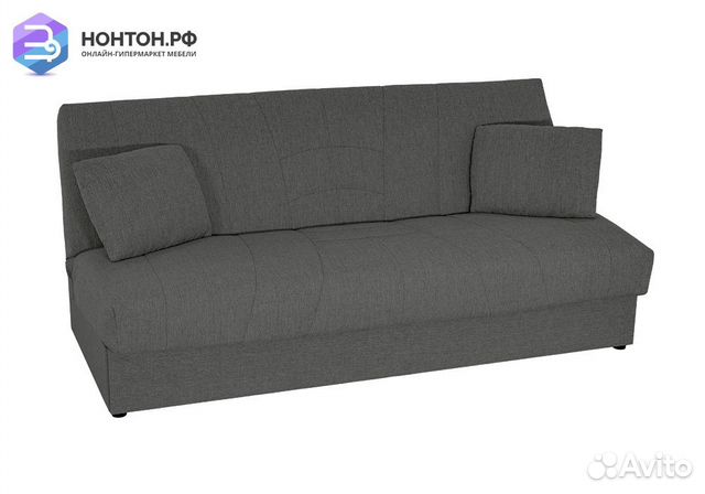 Диван книжка Ручеек жаккард темно-серый