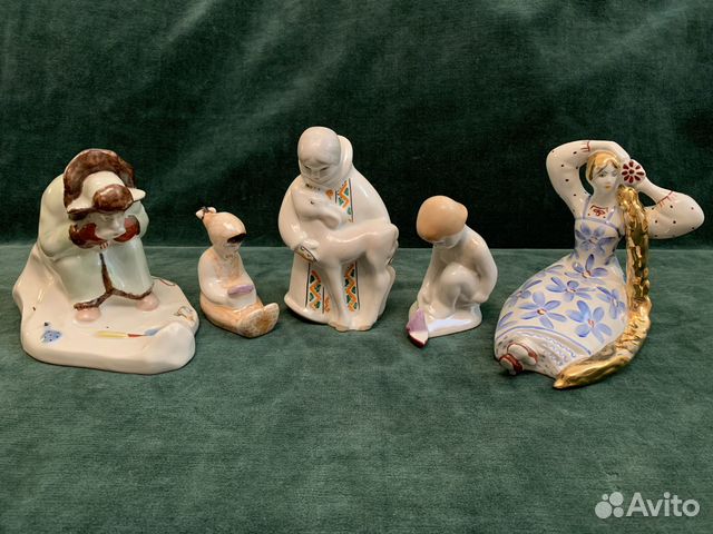Фарфоровые статуэтки времен СССР