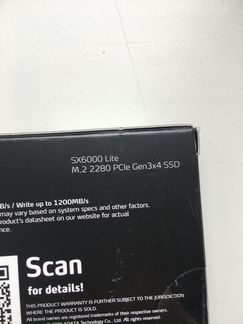1 тб Внутренний SSD диск A-Data XPG SX6000 Lite
