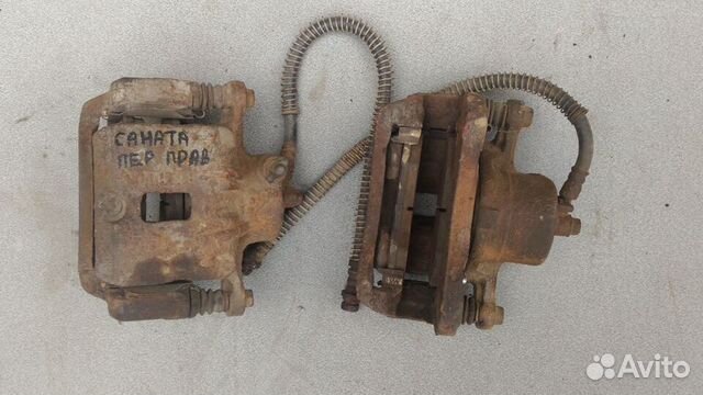 Суппорт тормозной передний для Hyundai Sonata III