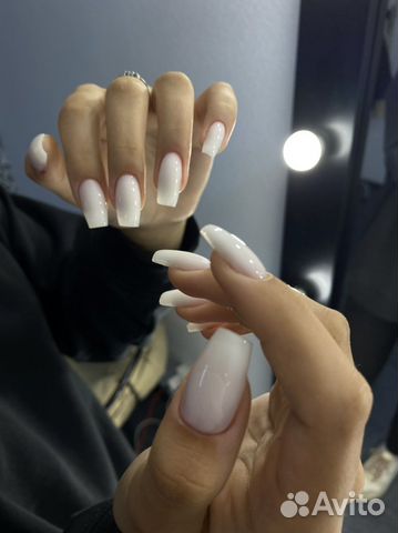 Маникюр гель лак, педикюр, наращивание