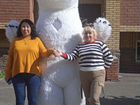 Медведь белый 2 м 60 см поздравление