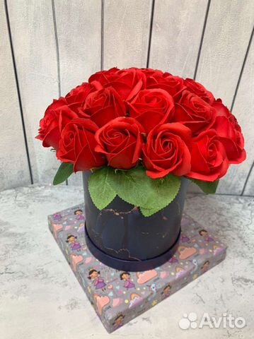 Букет из мыльных роз