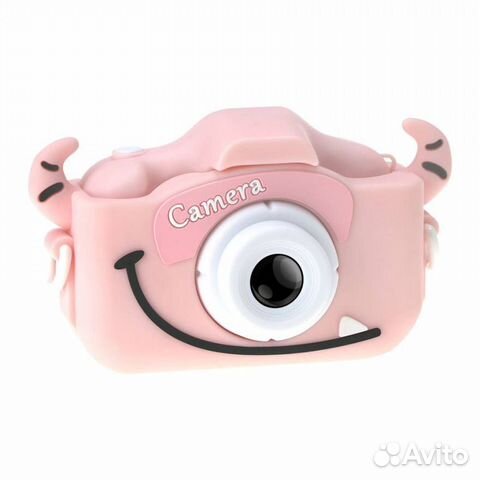 Детский фотоаппарат Монстрик розовый