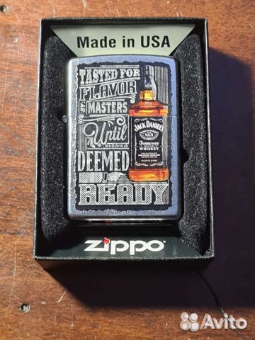 Zippo. Jack Daniels. Коллекционная. Новая
