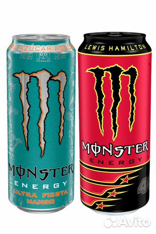 Энергетические напитки Monster Energy