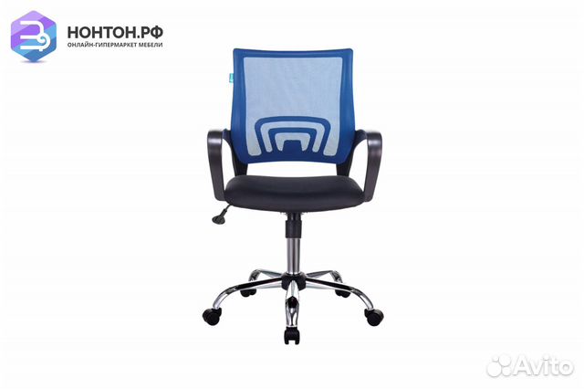 Компьютерное кресло Бюрократ CH-695NSL синее / чер