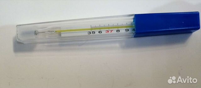 Термометр стеклянный Градусник ртутный