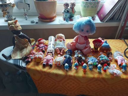 Куклы пупсы тролли смурфы СССР и гдр