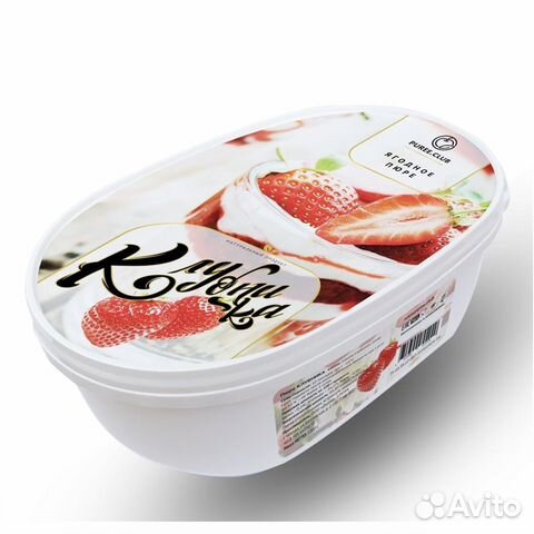 Пюре замороженное Клубника (без сахара)