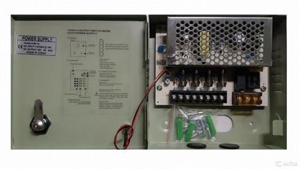 Блок питания 12В 5А, 10A металлический корпус