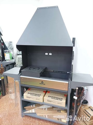 Мангал с вытяжкой