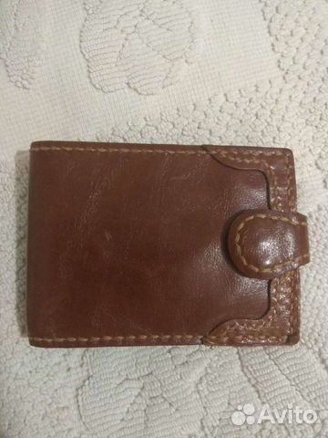 Кошелек нат.кожа, ручной работы