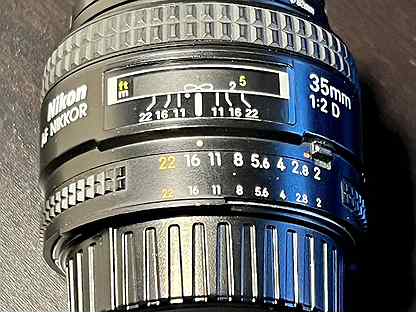 Объектив Nikon Nikkor AF 35mm 1:2D