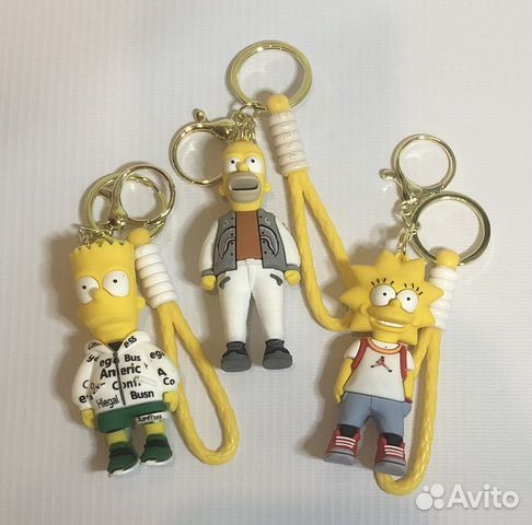 Брелок для ключей яркий силиконовый