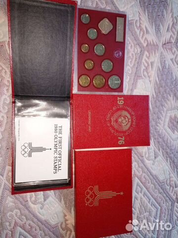 Набор монет и марок Олимпиада 1980