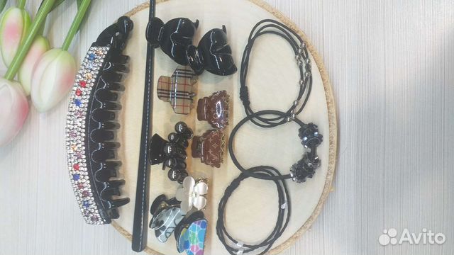 Заколки, резиночки для волос набор