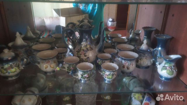 Чайно кофейный сервиз роза