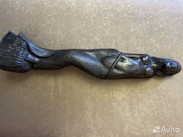 Деревянная фигура из черного дерева 50см