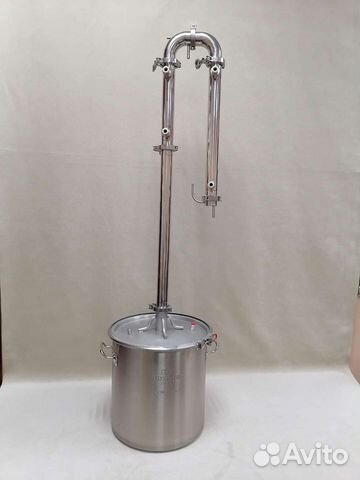 Бражная колонна 1.5 дюйма 20 л с кубом Люкстайл